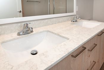 Custom look bathroom